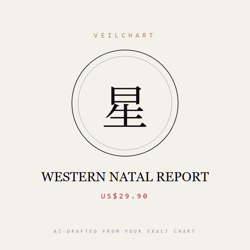 Western Natal Report — Sun, Moon & North Node